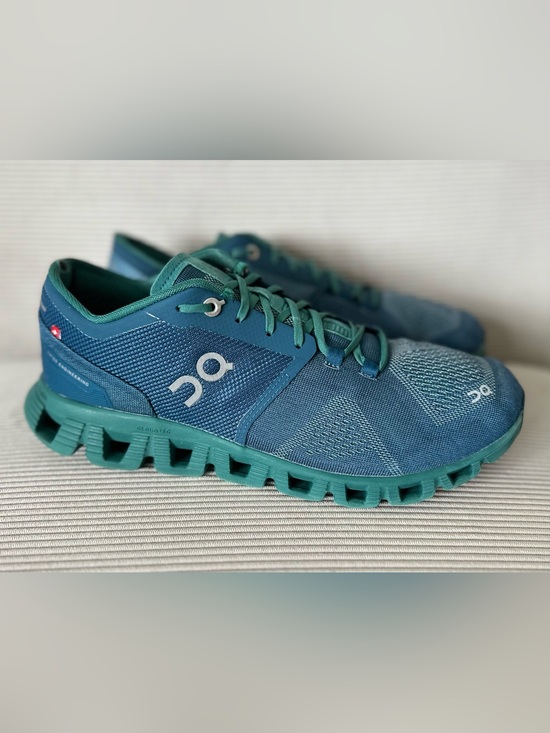 Men’s On Cloud X running/cross-training sneakers Storm / Tide size 7.5 (W 9) main image 5